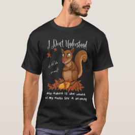 TIERdie tier-SPASS DER LUSTIGES EICHHÖRNCHEN-NUTS T-Shirt