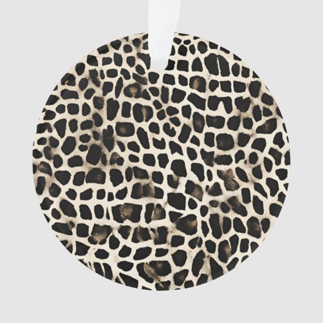 Tierdruck - Akrylverzierung Ornament (Vorderseite)