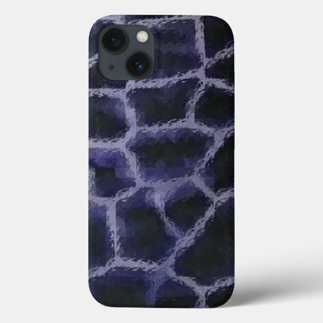 Tierdruck Blau Case-Mate iPhone Hülle (Rückseite)