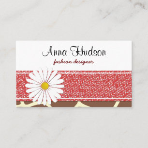 Tierdruck (Giraffen-Muster) - Brown-Gelb Visitenkarte