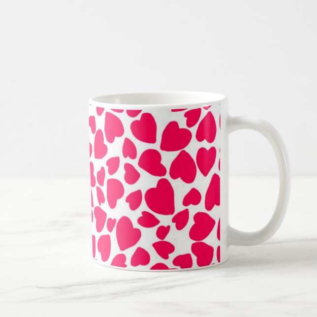Tierdruck-Herz 2014 Kaffeetasse (Rechts)