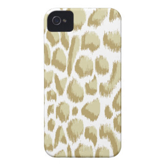Tierdruck Ikat Biege Megan Adams iPhone 4 Cover