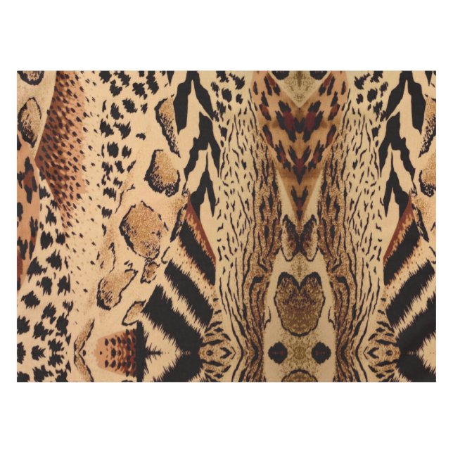 Tierdruck, Leopard, Geparden         Tischdecke (Vorderseite (Horizontal))