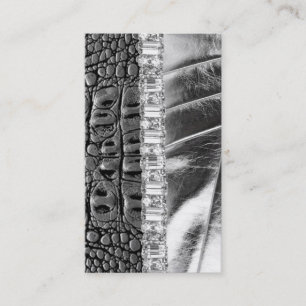 Tierdruck-metallische diamante de visitenkarte