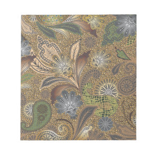 Tierdruck-Paisley-Muster Notizblock