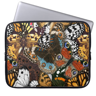 Tierdruck. Schmetterlingsflügel. Laptopschutzhülle