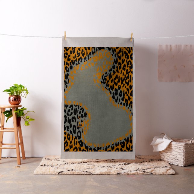Tierdruck von Leopard #19 Stoff (Beispiel)