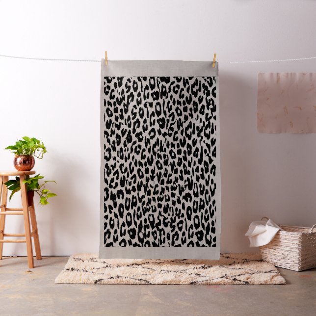 Tierdruck von Leopard #32 Stoff (Beispiel)