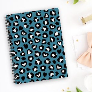 Tierdrucke, Blauer Leopard, Geparden, Herz Planer