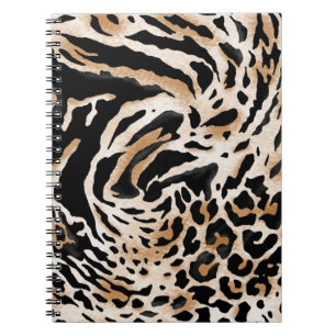 Tierdrucke: Leopard Zebra Tiger Notizblock