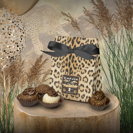 Tierdruckleopard Geburtstagsfavorit Box Geschenkschachtel