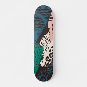 Tierdruckmuster Skateboard