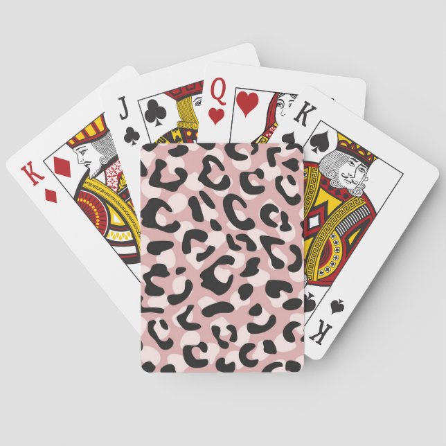 Tierdruckmuster Spielkarten (Rückseite)