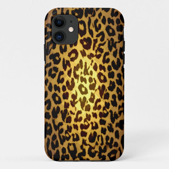 Tierdruckpelzhaut des Leopardstrahlnlichtes Case-Mate iPhone Hülle (Rückseite)