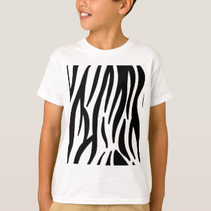 Tierdruckzebra-Muster T-Shirt