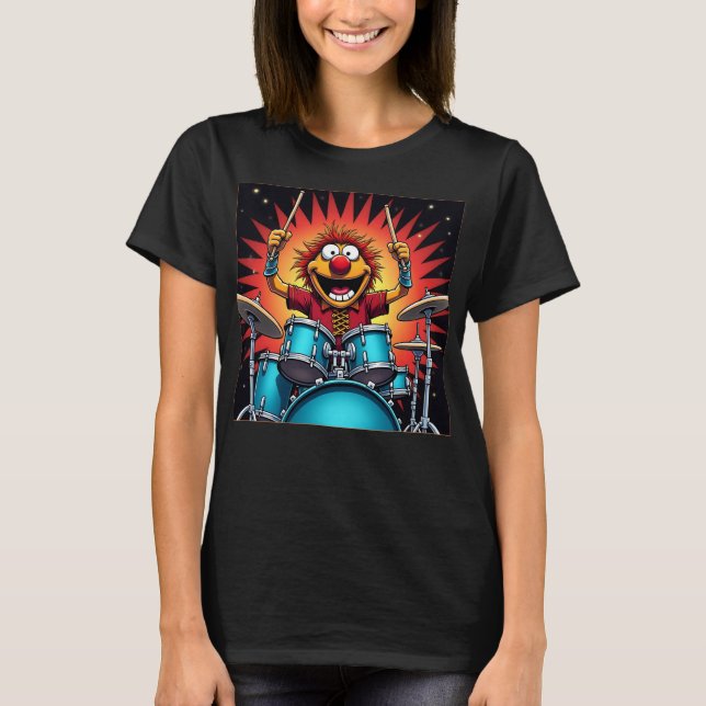 TIERDRUMMER DIE MUPPETS ZEIGEN T-Shirt (Vorderseite)