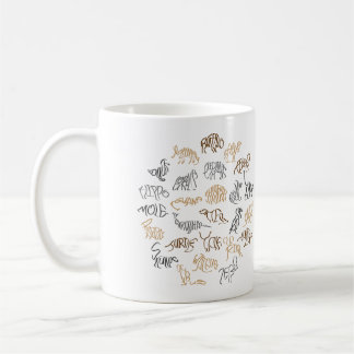 Tiere A bis Z Long Kaffeetasse