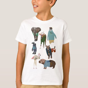 Tiere als Zookeepers T-Shirt