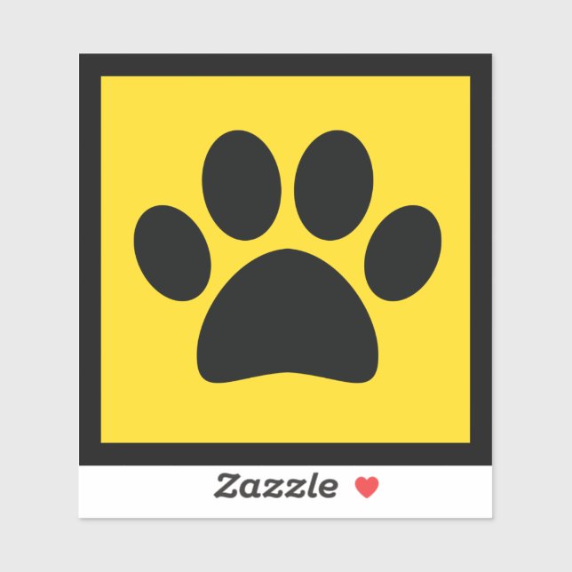 Tiere an Bord Aufkleber (Blatt)