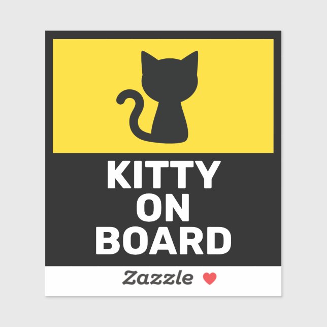 Tiere an Bord Aufkleber (Blatt)