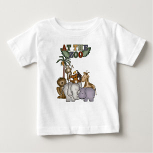 Tiere an den Zoo-T-Shirts und den Geschenken Baby T-shirt