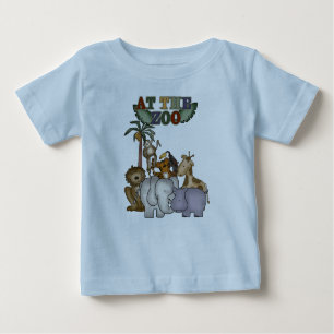 Tiere an den Zoo-T-Shirts und den Geschenken Baby T-shirt