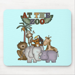 Tiere an den Zoo-T-Shirts und den Geschenken Mousepad