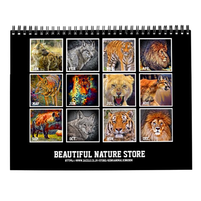 Tiere Art-D-Kalender (Art-D) レ Kalender ダ (Rückseite)