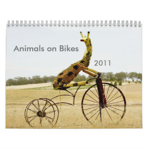Tiere auf Fahrrädern 2011 Ezy Rider Kalender