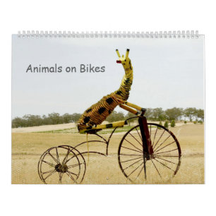 Tiere auf Kalender der Fahrrad-2013