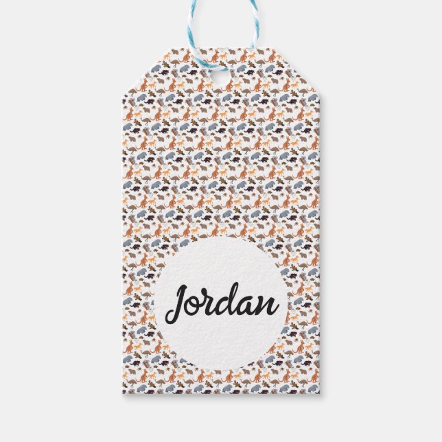 Tiere aus Australien Aussie Wildlife Geschenkanhänger (Vorderseite)