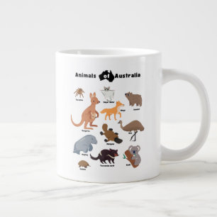 Tiere aus Australien Aussie Wildlife Jumbo-Tasse