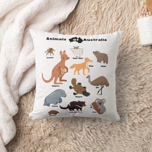 Tiere aus Australien Aussie Wildlife Kissen (Decke)