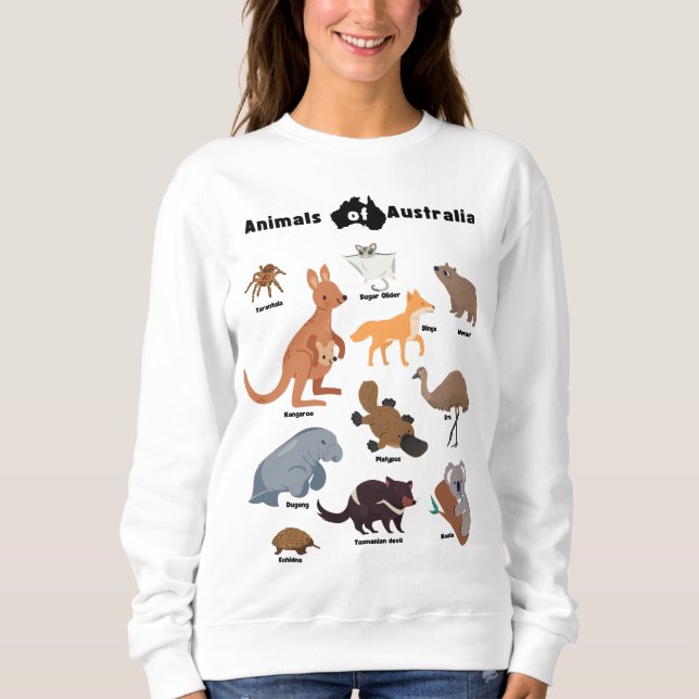 Tiere aus Australien Aussie Wildlife T - Shirt (Vorderseite)