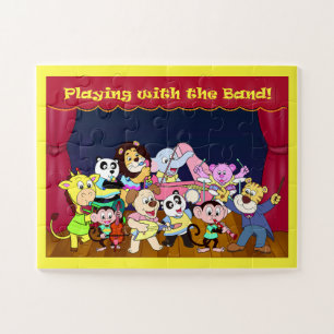 Tiere aus Zeichentrickfilmen in der Band Puzzle