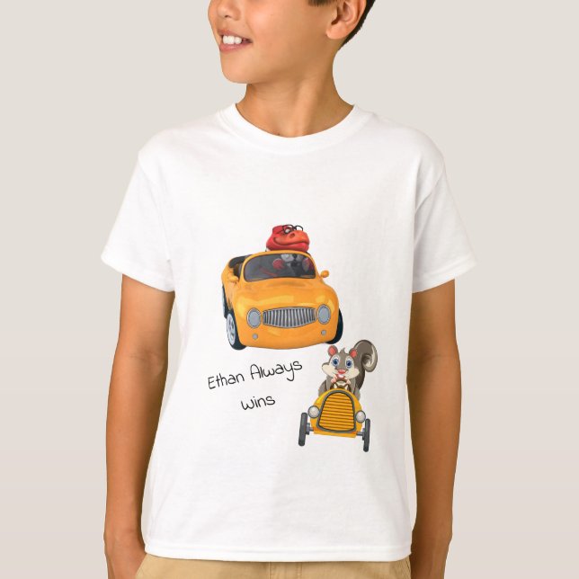 Tiere beim Rennen T-Shirt (Vorderseite)