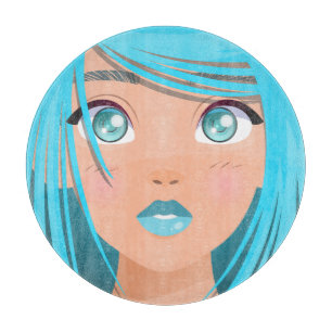 TIERE CARTOON GIRL SCHNEIDEBRETT