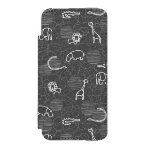 Tiere der Safari 5 Incipio Watson™ iPhone 5 Geldbörsen Hülle