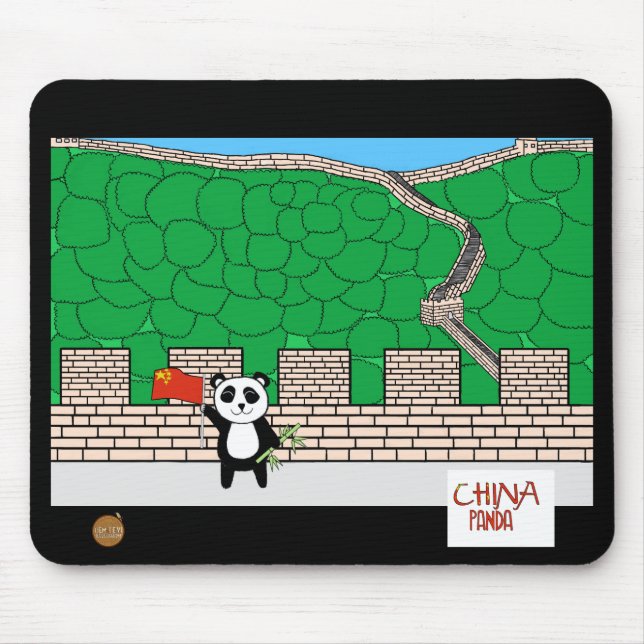Tiere der Welt, China: Panda Mousepad (Vorne)
