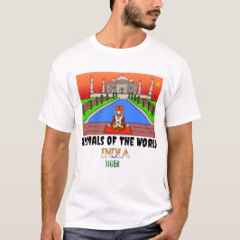Tiere der Welt India Tiger Herren T-Shirt