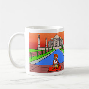 Tiere der Welt, Indien: Tiger Kaffeetasse