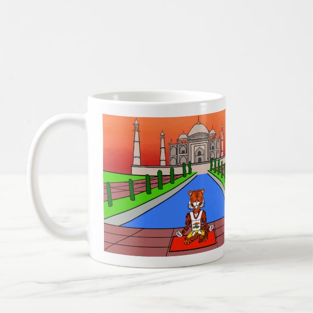 Tiere der Welt, Indien: Tiger Kaffeetasse (Links)