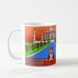 Tiere der Welt, Indien: Tiger Kaffeetasse