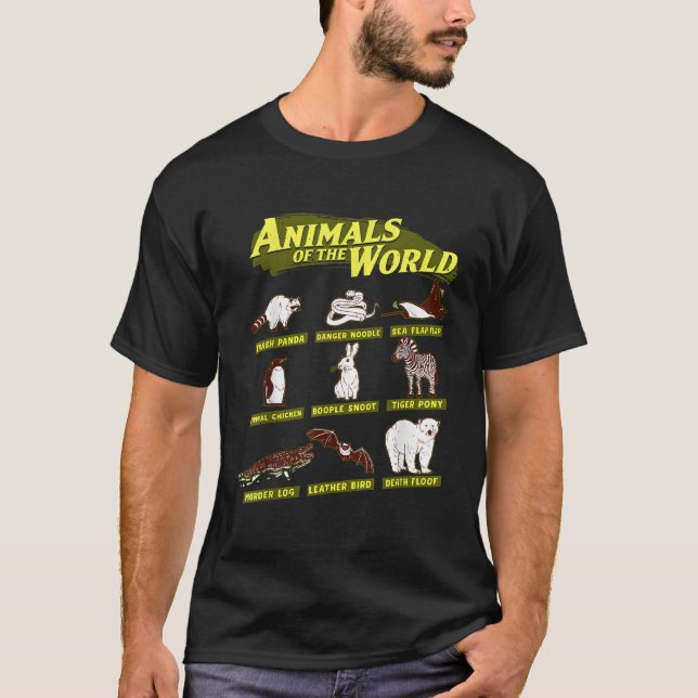 Tiere der Welt Müllpanda Gefahr Noodle Nam T-Shirt (Vorderseite)