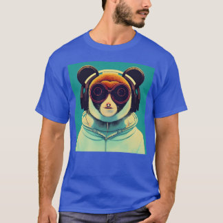 Tiere, die Musik hören und das Tierleben entspanne T-Shirt