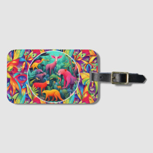 Tiere Dschungel Gepäckanhänger