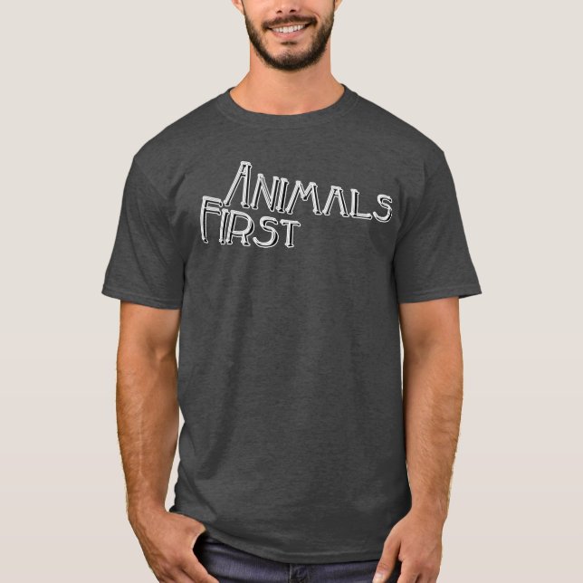 Tiere erstes Mädchen T-Shirt (Vorderseite)
