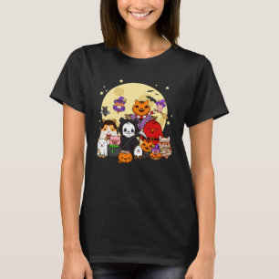 Tiere feiern Halloween zusammen T-Shirt
