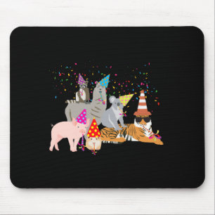 Tiere feiern süße Tiere haben eine Party _1 Mousepad