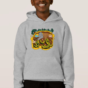 Tiere gehen mit dem Bus zur Schule Jungen Hoodie